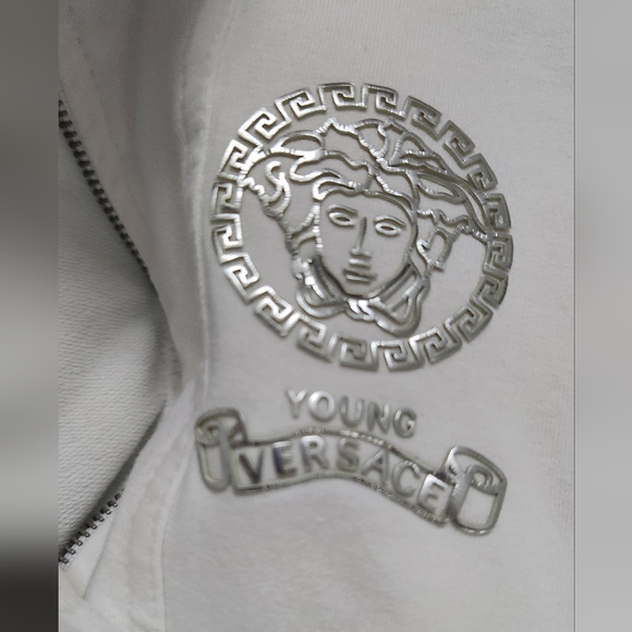 Authentic VERSACE Blazer with hoodie and Zip - 6T - Picture 3 of 7